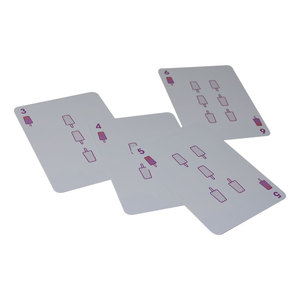 Naipes personalizados de papel de núcleo azul verde tunecino de 300g/m2 del siglo XVIII dólar plástico <span class=keywords><strong>Tally</strong></span> <span class=keywords><strong>Ho</strong></span> transparente Copag papel naipes - Product Image 3