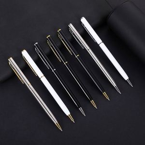 Luxury Slim Signature Metal Rollerball <b>Pen</b> Custom Logo Ballpoint <b>Pen</b> Custom Brand Black/<b>Multi</b>-<b>Colored</b> Ink for Corporate - Product Image 2