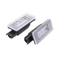 Lampe de plaque d'immatriculation à LED pour Peugeot 208 12-16 2008 15- 207 CC 07-2014 308 MK2 15- 3008 Mk 508 5008 Mk2 Citroen DS3 C3 MK3