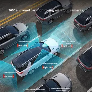 Nuova Dash Cam Modello 2025 a Quattro Canali Wireless WIFI Registrazione Panoramica 4K Ultra HD Visione Notturna Immagine Retromarcia OLIVER Auto - Product Image 4