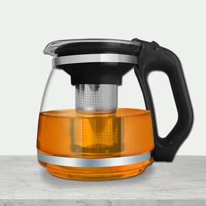 Produttore al dettaglio 1500ML vetro trasparente <span class=keywords><strong>teiera</strong></span> calda tazza infusore e versare senza piombo per elettrodomestici caffè e Set da tè - Product Image 1