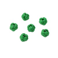 Nœud en forme d'ananas, bouton à nouer, accessoire de vêtement fait main, fermoir nœud chinois 6mm, sachet multicolore
