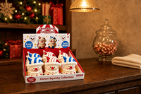 KK NOUVEAU Jouet Squishy Fidget Clown de Noël Géant, Jouet Anti-Stress à Rebond Lent, Jouet de Bureau Tactile pour Soulager l'Anxiété