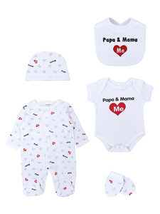 Tutine in Puro Cotone per Neonati <span class=keywords><strong>con</strong></span> Pagliaccetti per Bambini - Product Image 2