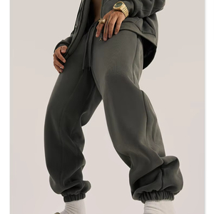 Pantalones Deportivos Personalizados con Impresión Digital DTG para Hombre, Estilo Urbano, Bordado para Relieve 3D, Felpa, Algodón Grueso, Talla Grande - Product Image 1