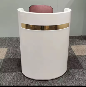 2025 Lucky Salon Furniture Customized Front <b>Desk</b> Cashier <b>Desk</b> Clothing Store Beauty Salon Special Reception Table - Product Image 2