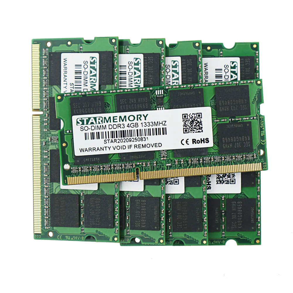 Haute fréquence 1.35v 1.5v Memoria 16gb 4gb 8gb 1600mhz Ram Ddr3 pour mémoire Ram pour ordinateur portable