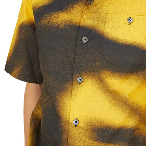 Nuovo stile tessuto di cotone collo largo manica corta Graffiti vernice Spray camicie per uomo - Product Image 2