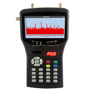Handheld Analisador de Espectro & CCTV Monitor suporte DVB-S/S2 + T/T2 + C 4.3 Polegada Portátil Digital HD Satellite Finder Medidor - Product Image 4