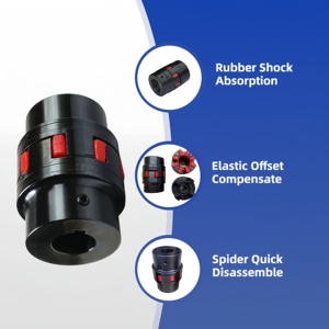 Accouplement de moteur flexible en caoutchouc HRC FLC Spider Claw personnalisable OEM pour pompe <span class=keywords><strong>à</strong></span> huile - Product Image 1