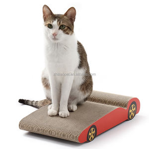 Graffio ondulato per gatti con texture gratta e vinci di alta qualità, graffi per gatti - Product Image 3