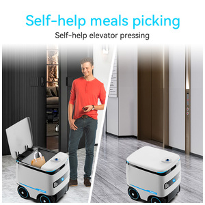 <span class=keywords><strong>Robot</strong></span> de livraison Alpha Robotics Speedybot Pro 100 kg, 80 L de stockage, charge automatique, intérieur/extérieur, pour la livraison de nourriture, de café, de pizzas, serveur, VSLAM, IP54 - Product Image 3