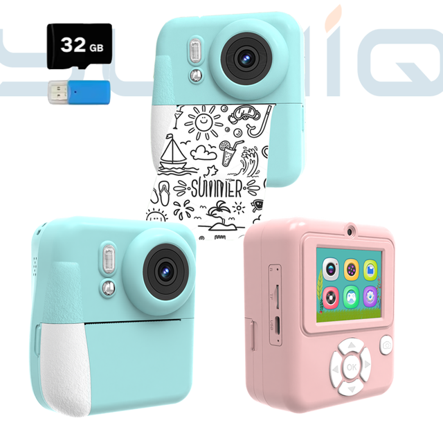 Q10 Kids Camera High Quality 2.4 Inch Mini Instant Printer 1200mah Lifespan Battery Multi-lingual Digital Instant Camera