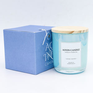 Bougie parfumée en <span class=keywords><strong>cire</strong></span> de soja à finition brillante, personnalisable haut de gamme, pour Noël et le Nouvel An chinois, approvisionnement en <span class=keywords><strong>supermarché</strong></span> - Product Image 2