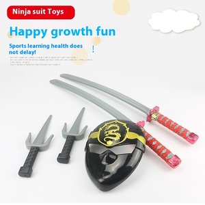 Samouraï japonais Ninja jouet couteau masque <span class=keywords><strong>arme</strong></span> gros accessoires <span class=keywords><strong>Kendo</strong></span> taille reliure COSPLAY Performance - Product Image 2