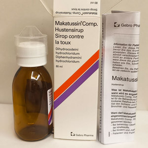Flaconi in vetro per confezionamento all'ingrosso con tappo a facile apertura Makatussin Flasche 80 ml, tappi farmaceutici con dosaggio da 20 ml - Product Image 2