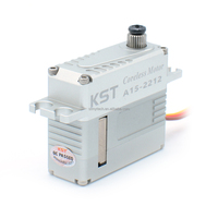 Moteur servo KST A15-2212 25Kgf.cm 0.11sec HV en bronze phosphoreux avec engrenages en acier trempé, boîtier en alliage d'aluminium, pour avions RC et planeurs, alimentation DC7.4V