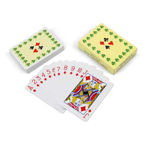 Boîte à Cartes à Jouer en Plastique Pvc Étanche avec Logo Imprimé en Papier, Jeu de Poker, Sublimation, Personnalisé