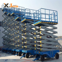 Élévateur à ciseaux électrique hydraulique de 4m à 20m 6m 8m 10m 12m 14m 16m 18m Plate-forme aérienne pour homme pour échafaudage mobile