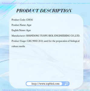 <span class=keywords><strong>Agar</strong></span> utilizado para la preparación de medios de cultivo biológico - Product Image 2