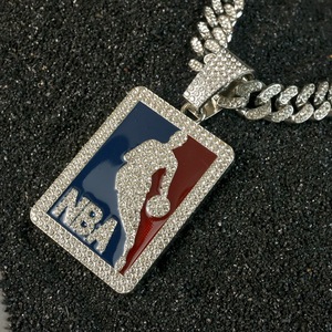 Nouveau Collier Pendentif Hip-Hop Tendance en Zircon avec Chaînes en Laiton Plaqué Or pour Hommes - Style Punk/<span class=keywords><strong>Rap</strong></span> (Vente en Gros Fabricant) - Product Image 6