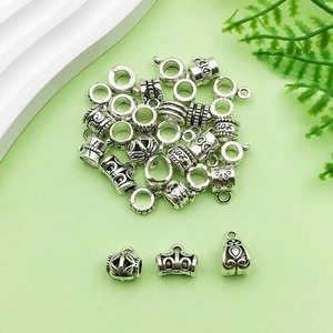 Antique Silver Alloy Mixed Shape <b>Beads</b> For Bracelet Making DIY Jewelry Accessories Zinc Alloy Plated 2024 Winter Collection - Product Image 4