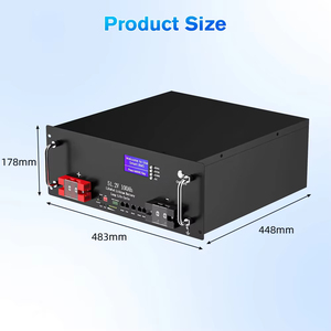 Paquete de batería Lifepo4 51,2 V 100ah 200ah Batería de iones de litio montada en rack para almacenamiento de energía en el hogar Sistema de energía solar - Product Image 3