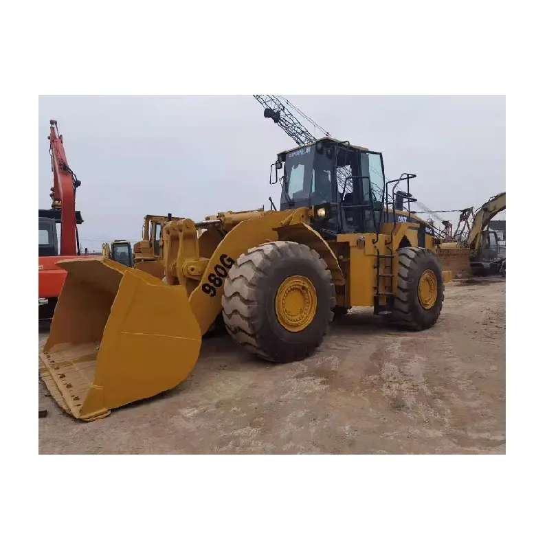 Machines d'occasion Chargeur CAT 980G/Chargeuse sur pneus CAT 980G 966h Caterpillar Pelle avant 980G d'occasion bon marché Chargeur CAT 980 à vendre