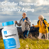 Vitahall Spermidine en Gros Haute Pureté 10mg 99% Favorise le Vieillissement Sain et le Renouvellement Cellulaire Complément Alimentaire pour Femmes et Hommes