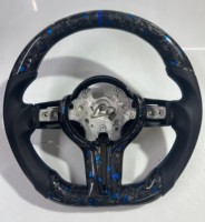 Volant en fibre de carbone YLB avec LED pour BMW G82 M4 G20 G30 X3 G01 X4 G02 G11 G12 G80 G81 M8 F92 avec bouton chauffant