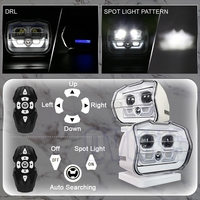 OVOVS Lampe de travail magnétique blanche à 360 degrés avec télécommande, lampe de recherche LED pour bateau