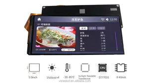 5.5 Inch 720*1440 Sunlight Readable Transflective With Super Low Power TFT LCD Module
