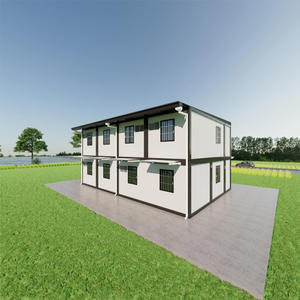 Dubai Incombustible Aula Dormitorio Paquete plano desmontable Contenedor Aislamiento Conexión Casa Baño Edificio Cabina - Product Image 1