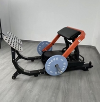 Machine à fessiers à charge libre ZY Plate Loaded Hip Thrust Machine Glute Drive, équipement de gym commercial, station d'entraînement de force pour ponts de hanche