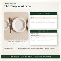 Assiettes en bagasse blanches 9-10 pouces jetables robustes élégantes pour mariages, banquets et traiteurs (vente en gros)