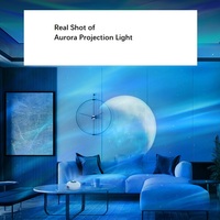 Projecteur de lumière LED Aurora synchronisé avec la musique, boule disco, faisceau lumineux pour scène, club, karaoké, home cinéma, bar, spectacle, événement, ambiance