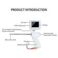 Nouveau Guide visuel HD pour débutants en cervix de 1 an de garantie pour l'élevage de chiens artificiels-Pistolet d'insémination visuelle pour chiens