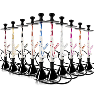 Sheesha <span class=keywords><strong>AK47</strong></span> Shisha Hookah, set de narguile personalizado, diseño de pistola de lujo grande, 18x88CM, Shisha AK Hookahs para bar y fiesta en casa, fumar - Product Image 2