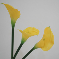 S-0030 Hoogwaardige Real Touch Calla Lelie PU Calla Lelie Stengels Hotel Tafel Bloemist Bruiloft Centerpiece Decoratie