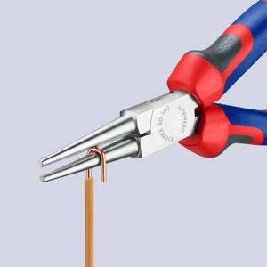 Alicates de punta larga Knipex, ancho de mandíbula de 1/4 pulgadas, punta lisa, grado industrial, acero al cromo vanadio, fabricado en Alemania, modelo 30-160 - Product Image 1