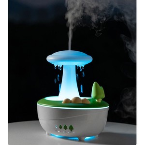 Best Selling Raindrop Style Ultrasonic Aromatherapy <b>Diffuser</b> with High Output Mist 7 Color LED Essential <b>Oil</b> Humidifier - Product Image 2