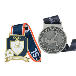 Medallón Deportivo de Fútbol de Metal, Recuerdo, Premio, Personalizado, para Campeonatos, Eventos de Clubes y Regalos para Jugadores - Product Image 1