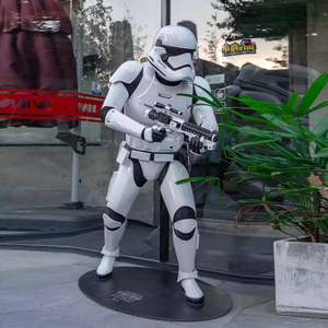 Statua di Robot Star Wars Personalizzabile a Grandezza Naturale, Stormtrooper in Resina per Collezionisti - Product Image 5