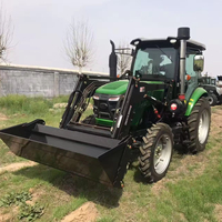 Tracteur Agricole Euro 5 Quatre Roues Motrices le Plus Vendu avec Puissance Nominale de 120 CV, Fonctionnalités Multifonctionnelles et Livraison Gratuite