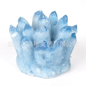 Crystal Flower <b>Light</b> Resin Ornament Home Decoration Gift For Living Room Office Desk - Product Image 1