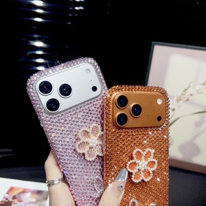 <span class=keywords><strong>Étui</strong></span> de <span class=keywords><strong>téléphone</strong></span> de luxe à paillettes et diamants <span class=keywords><strong>pour</strong></span> iPhone 17 16 15 Pro Max, livraison gratuite avec chaîne, accessoires mobiles - Product Image 4