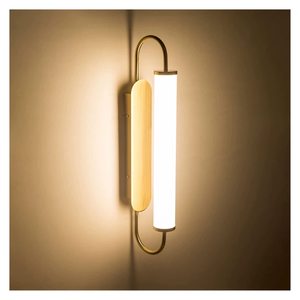 <span class=keywords><strong>Lampe</strong></span> murale décorative moderne en métal et verre <span class=keywords><strong>LED</strong></span>, éclairage mural intérieur <span class=keywords><strong>pour</strong></span> la maison, le salon, la chambre, le couloir, les escaliers et les passages - Product Image 3