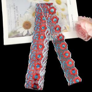 Adorno de encajes africanos para ropa, bordado de lentejuelas de 5cm de ancho, gran oferta - Product Image 5