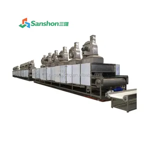 Máquina seca transportadora Industrial de frutas y verduras, secador de pimienta, equipo de secado enfriador