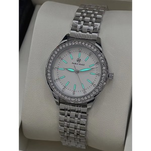 Montre Décontractée Élégante pour Femme à Quartz, Cadran Strass, Bracelet en Acier Inoxydable, Étanche et Lumineuse – Vente en Gros à Chaud - Product Image 1